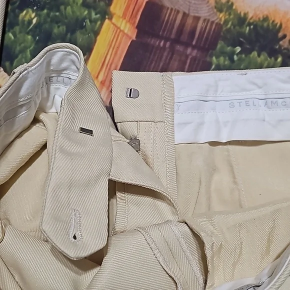 Stella McCartney Yellow Cargo Trousers Pants Size 4 - Picture 9 of 9